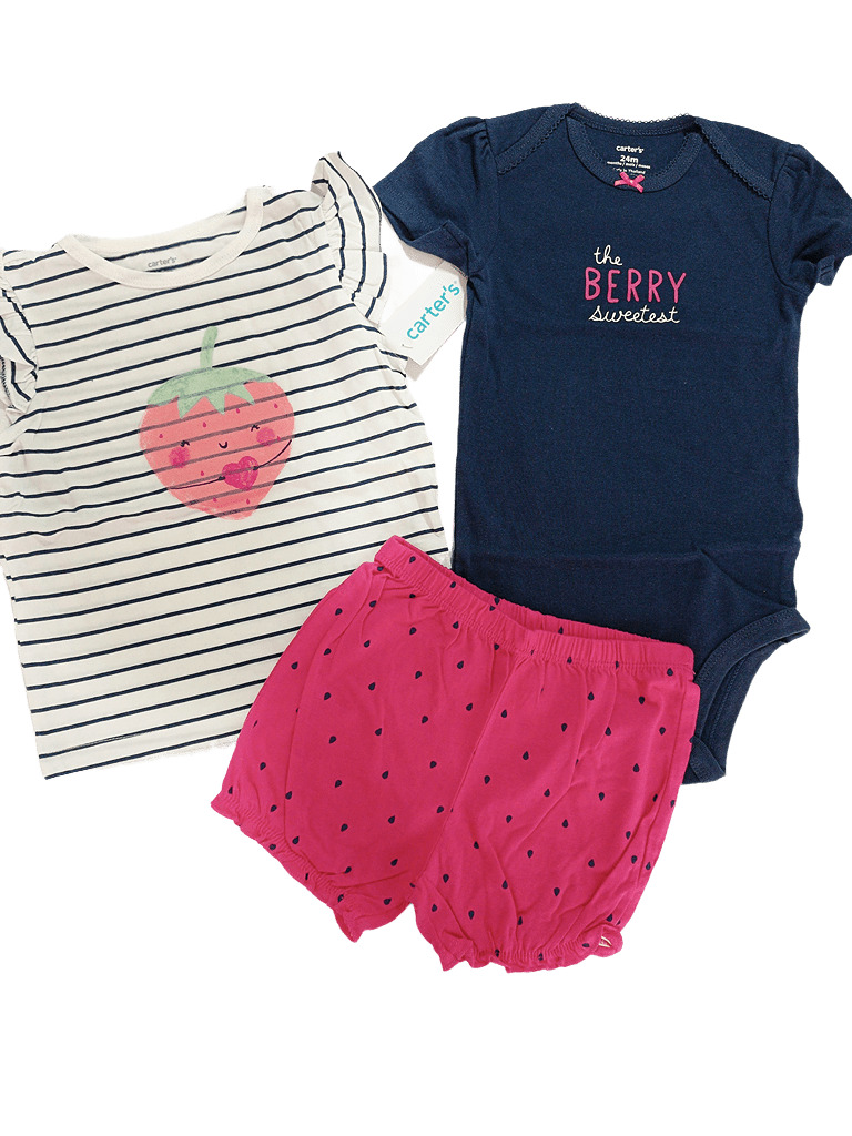 Conjunto Short Frutilla Caters