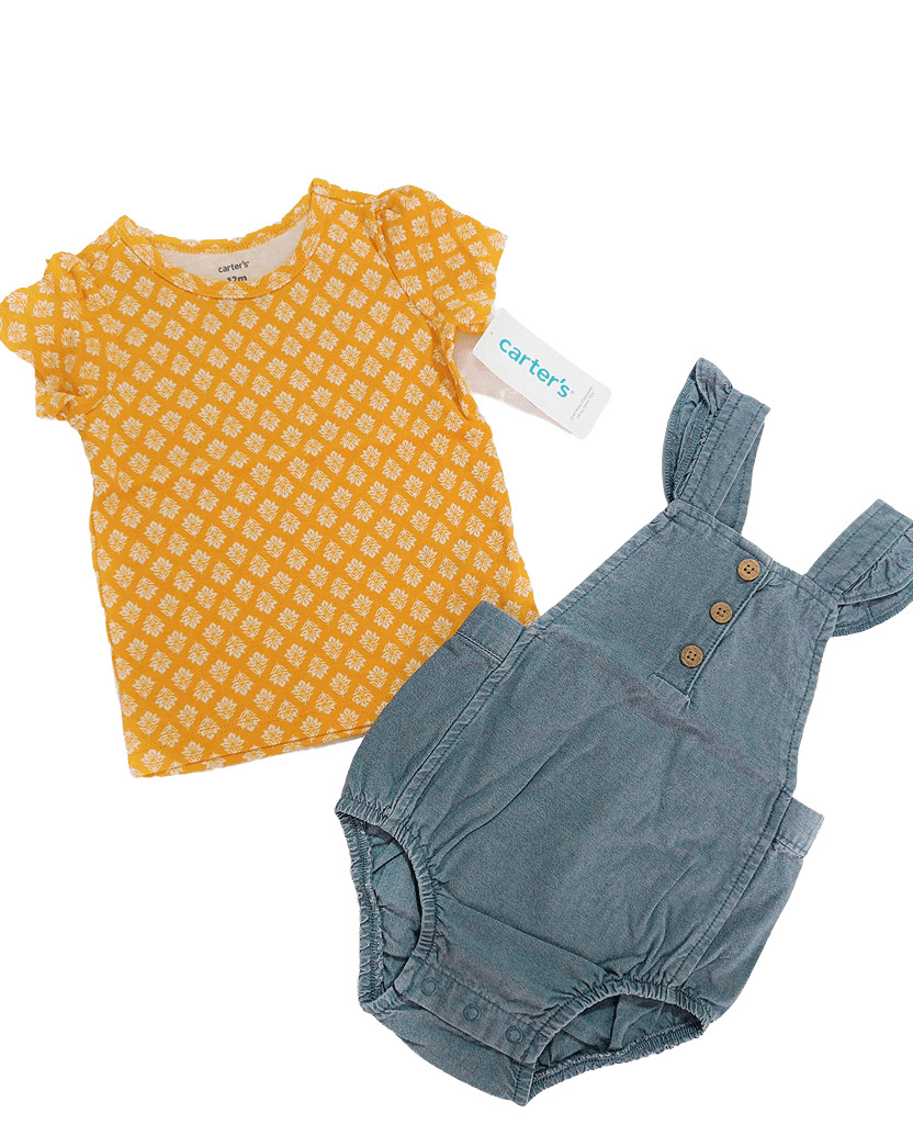 Conjunto Jean Amarillo 