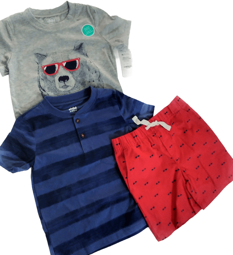 Conjunto Carters Azul Y Rojo