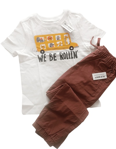 [NI026] Conjunto Blanco Old Navy